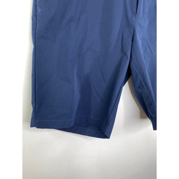 J. Crew Factory 9" Inseam Navy Blue Tech 100% Polyester Shorts Men's Size 30 - Picture 4 of 9